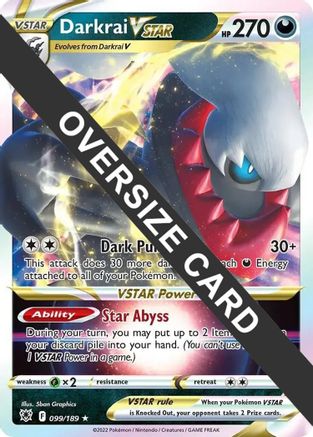 Darkrai VSTAR - 099/189 - Jumbo Cards Holofoil