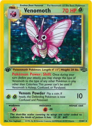 Venomoth (13) 13/64 - Jungle