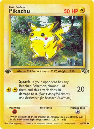 Pikachu 60/64 - Jungle