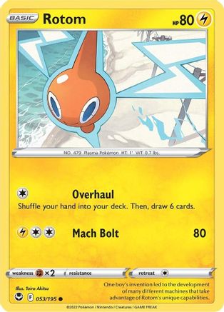 Rotom 53/195 - SWSH12 Silver Tempest