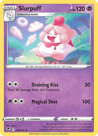 Slurpuff 84/195 - SWSH12 Silver Tempest Reverse Holofoil