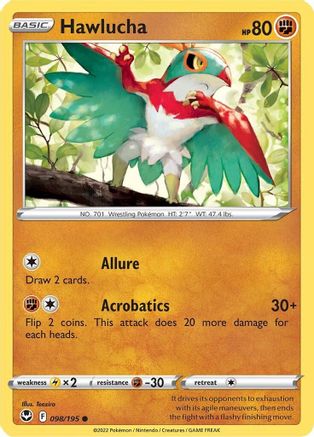 Hawlucha 98/195 - SWSH12 Silver Tempest