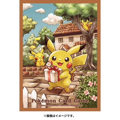 Pokémon Center Japan Official Sleeves: Pikachu Gift sleeves