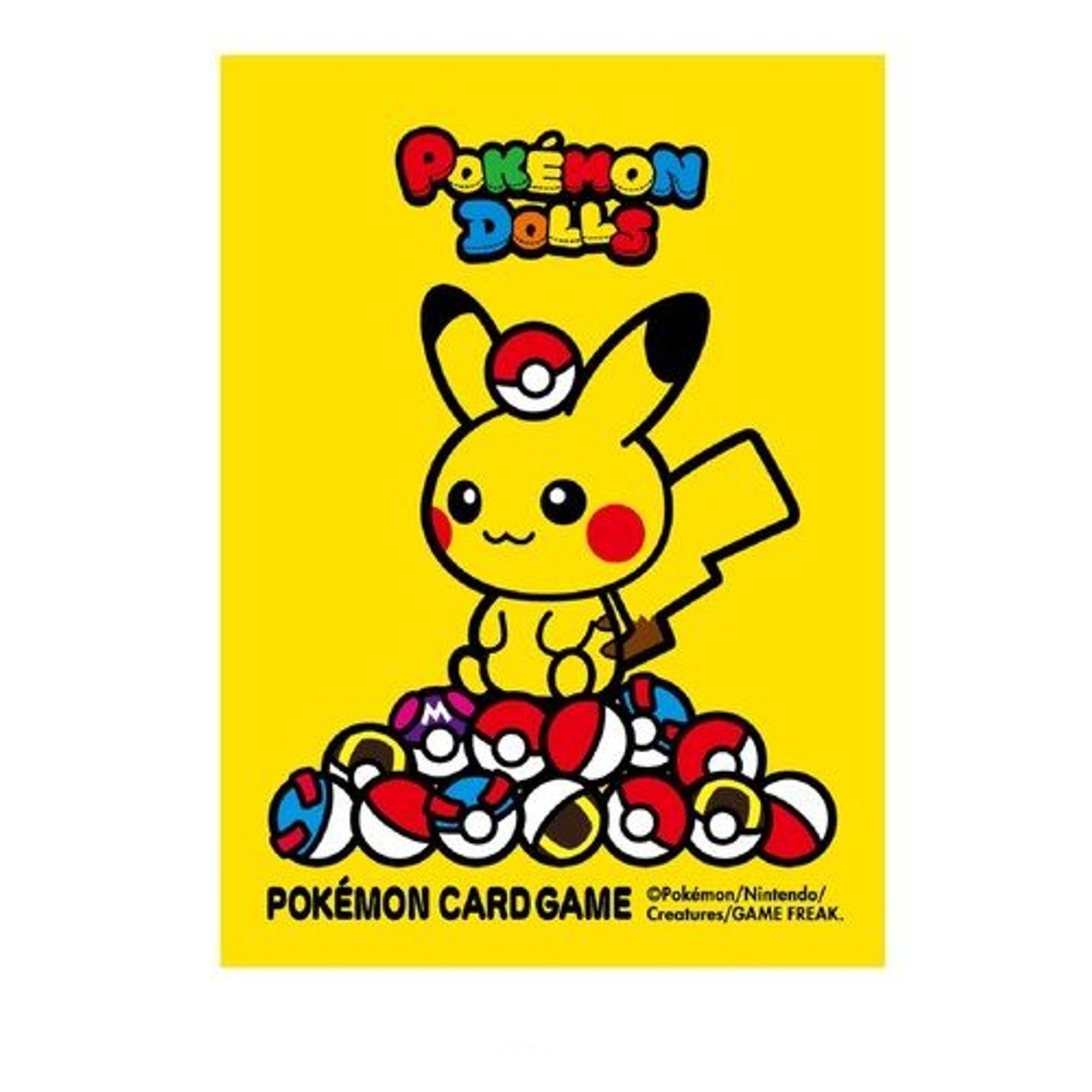 Pokémon Center Japan Official Sleeves: Pokemon Doll Pikachu Sleeves