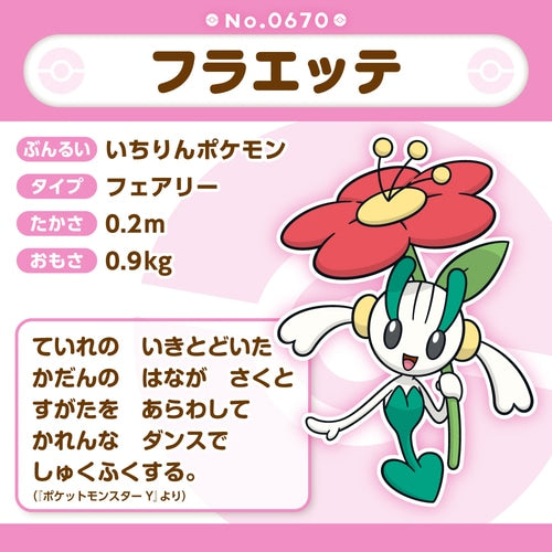 Floette Pokemon Fit plush No.670