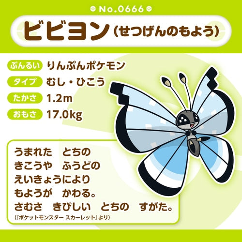Vivillon Tundra (Pokémon fit)