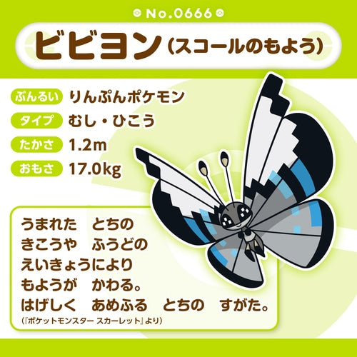 Vivillon Monsoon (Pokémon fit)
