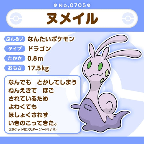 Sliggoo Pokemon Fit plush No.705