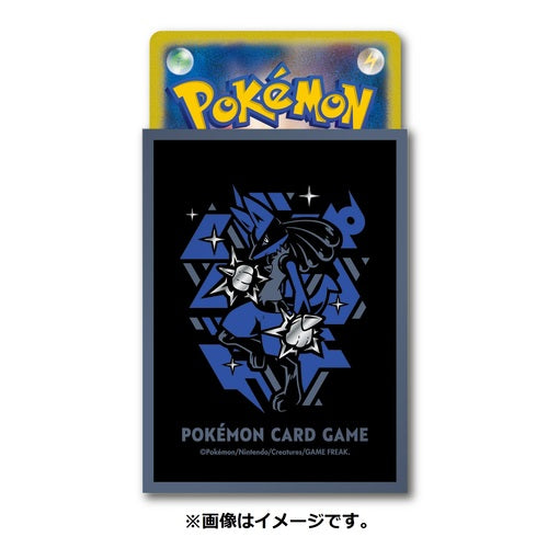 Pokémon Center Japan Official Sleeves: Gloss COOL×METAL Lucario Sleeves