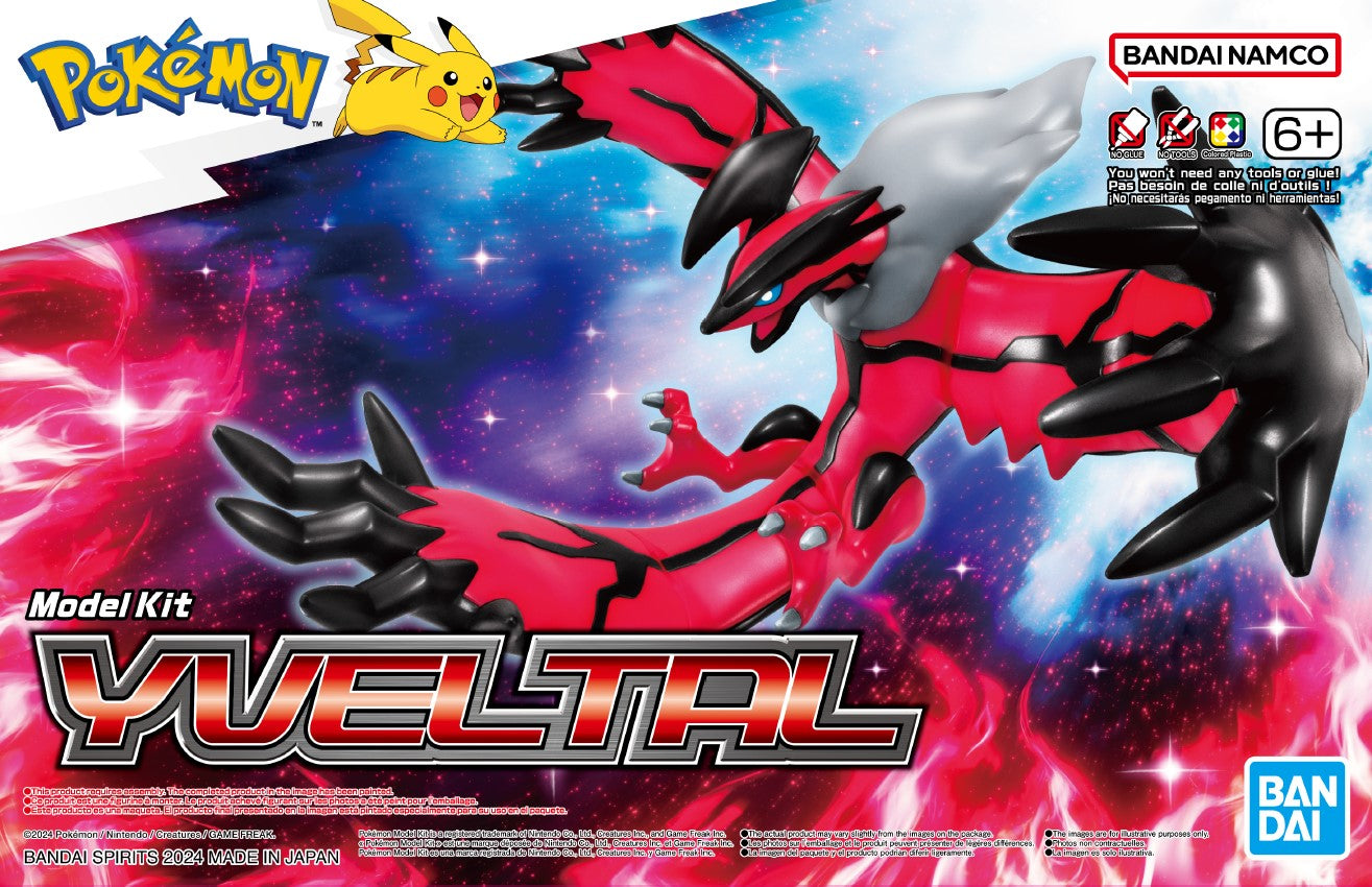 Yveltal Bandai Pokemon model kit