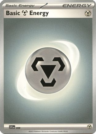 Basic Metal Energy - 008 8 - SVE Scarlet & Violet Energies