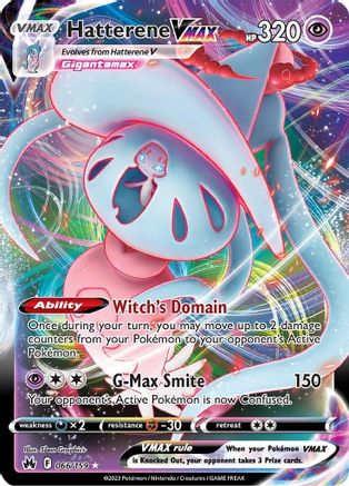 Hatterene VMAX 66/159 - SWSH Crown Zenith Holofoil