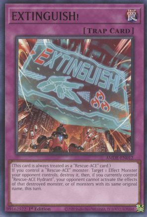 EXTINGUISH! (AMDE-EN012) - Amazing Defenders 1st Edition
