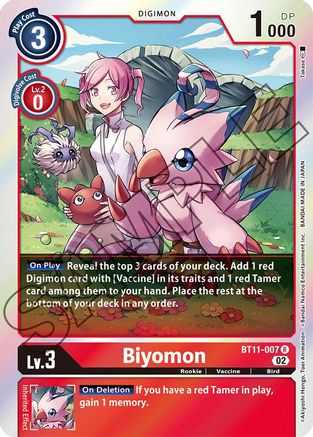 Biyomon (BT11-007) - Dimensional Phase