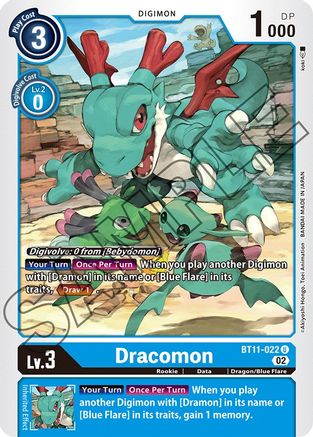 Dracomon (BT11-022) - Dimensional Phase