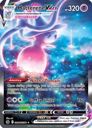 Hatterene VMAX GG47/70 - SWSH Crown Zenith Galarian Gallery Holofoil