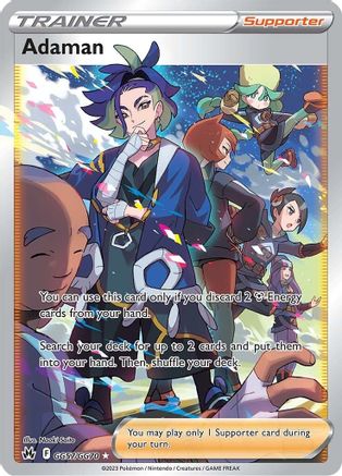 Adaman GG57/70 - SWSH Crown Zenith Galarian Gallery Holofoil