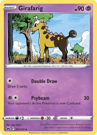 Girafarig 61/159 - SWSH Crown Zenith