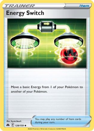 Energy Switch 129/159 - SWSH Crown Zenith Reverse Holofoil