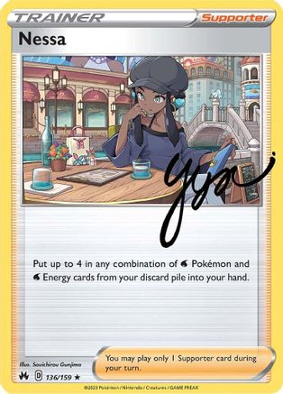 Nessa 136/159 - SWSH Crown Zenith Reverse Holofoil