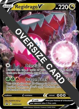 Regidrago V - SWSH281 - Jumbo Cards Holofoil