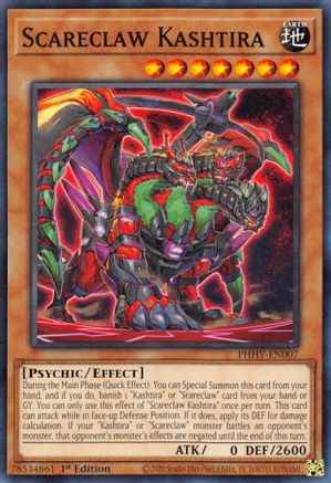 Scareclaw Kashtira (PHHY-EN007) - Photon Hypernova 1st Edition