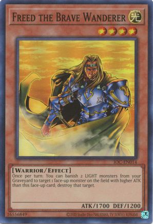 Freed the Brave Wanderer (IOC-EN014) - Invasion of Chaos (25th Anniversary Edition) Unlimited