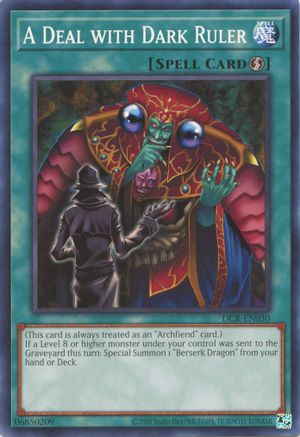 A Deal with Dark Ruler (DCR-EN030) - Dark Crisis (25th Anniversary Edition) Unlimited