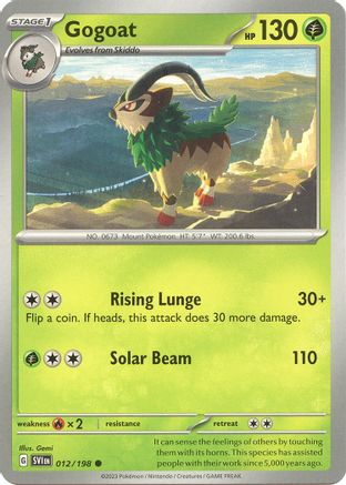 Gogoat 12 - SV01 Scarlet & Violet Base Set
