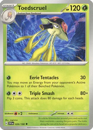 Toedscruel 26 - SV01 Scarlet & Violet Base Set