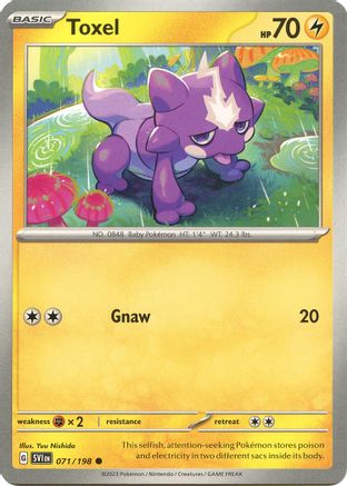 Toxel 71 - SV01 Scarlet & Violet Base Set