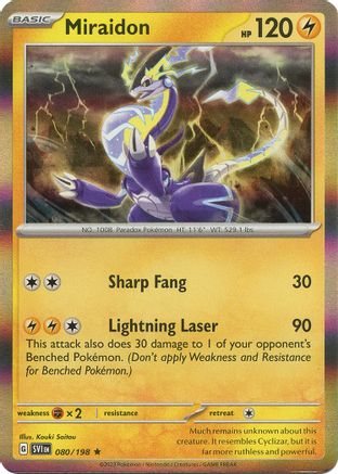 Miraidon 80 - SV01 Scarlet & Violet Base Set