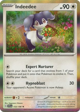 Indeedee 153 - SV01 Scarlet & Violet Base Set