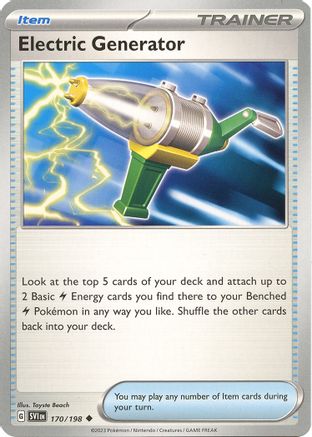 Electric Generator 170 - SV01 Scarlet & Violet Base Set