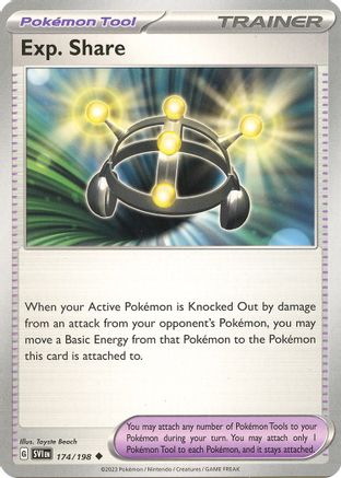 Exp. Share 174 - SV01 Scarlet & Violet Base Set Reverse Holofoil