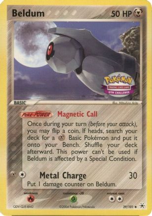 Beldum - 029/101 (Gym Challenge) 29 - Miscellaneous Cards & Products