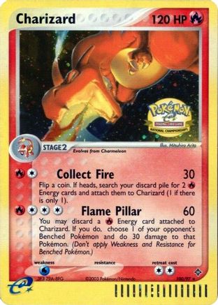 Charizard - 100/97 (National Championships) - League & Championship Cards Holofoil