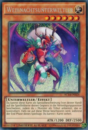 Santa Claws (German) - "Weihnachtsunterweltler" (AC14-DE024) - Advent Calendar 2014 (Adventskalender ZEXAL-Edition) Limited
