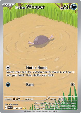 Paldean Wooper - 221/193 221 - SV02 Paldea Evolved Holofoil