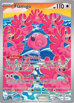 Flamigo - 227/193 227 - SV02 Paldea Evolved Holofoil