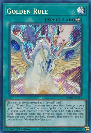 Golden Rule (BLMR-EN035) - Battles of Legend: Monstrous Revenge 1st Edition
