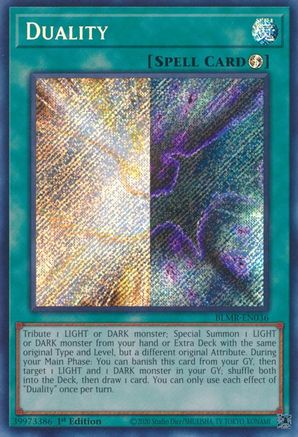Duality (BLMR-EN036) - Battles of Legend: Monstrous Revenge 1st Edition