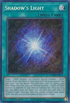 Shadow's Light (BLMR-EN037) - Battles of Legend: Monstrous Revenge 1st Edition