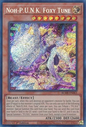 Noh-P.U.N.K. Foxy Tune (BLMR-EN063) - Battles of Legend: Monstrous Revenge 1st Edition