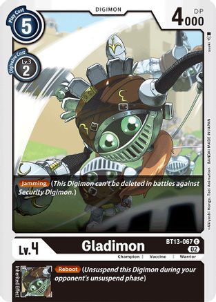 Gladimon (BT13-067) - Versus Royal Knights