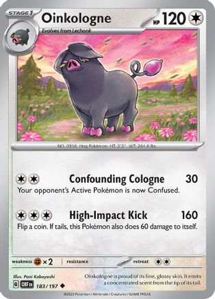 Oinkologne - 183/197 183 - SV03 Obsidian Flames