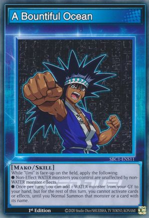 A Bountiful Ocean (SBC1-ENS11) - Speed Duel: Streets of Battle City 1st Edition