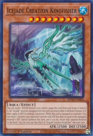 Icejade Creation Kingfisher (MP23-EN008) - 25th Anniversary Tin: Dueling Heroes Mega Pack 1st Edition
