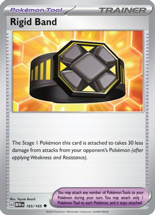 Rigid Band 165 - SV Scarlet & Violet 151 Reverse Holofoil