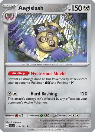 Aegislash - 134/182 134 - SV04 Paradox Rift Reverse Holofoil